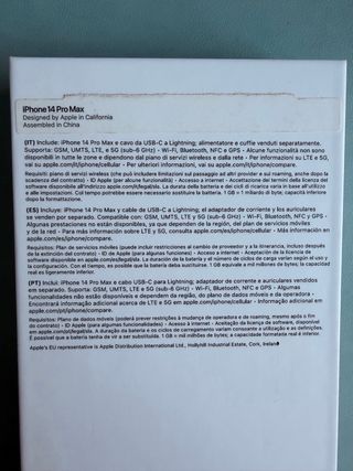 iPhone 14 Pro Max 256 GB + 6 fundas