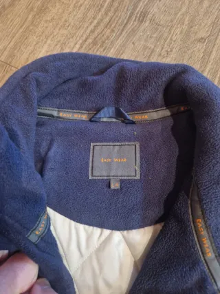 Chaqueta deportiva azul Polar con bolsillos interi