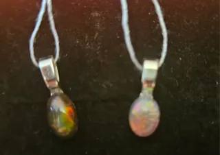 Colgantes de ópalo de fuego