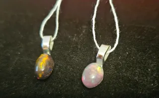 Colgantes de ópalo de fuego