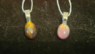 Colgantes de ópalo de fuego