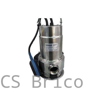 Bomba Sumergible Aguas Sucias 750w Inox