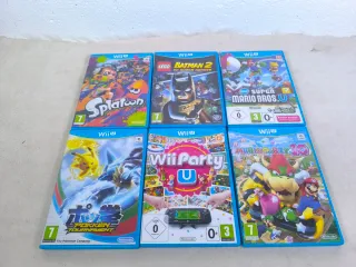 Confezione 6 Giochi Wii U: Splatoon, Mario, Lego Batman