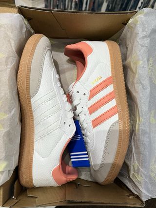 Adidas Samba Blancas y Rosas