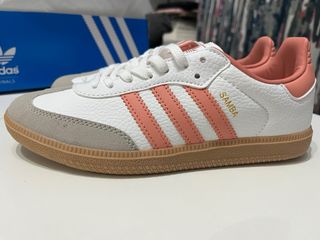 Adidas Samba Blancas y Rosas