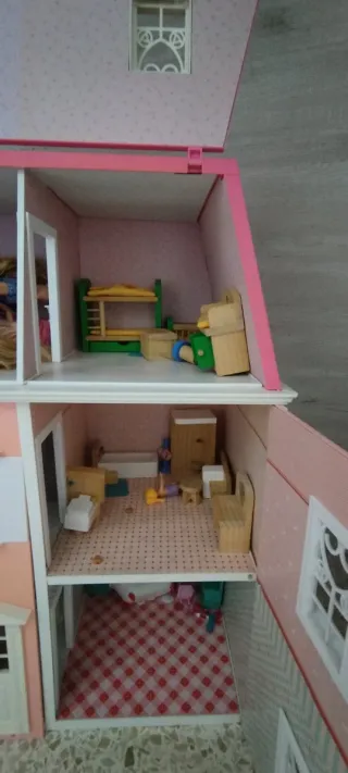 Casa Muñecas Hello Kitty Rosa