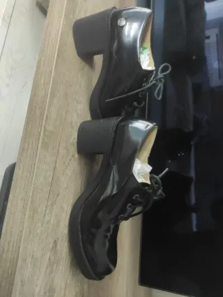 Zapatos negros de plataforma talla 37