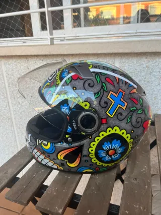 Casco NZI Activy 3 Calaveras Mexicanas talla XS