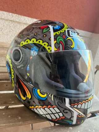 Casco NZI Activy 3 Calaveras Mexicanas talla XS
