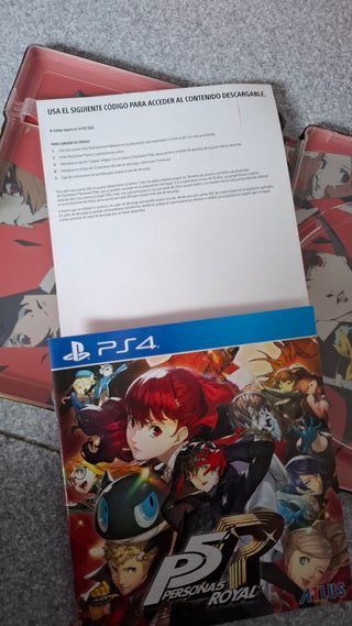 Coleccionista Persona 5 Royal PS4 completa nueva