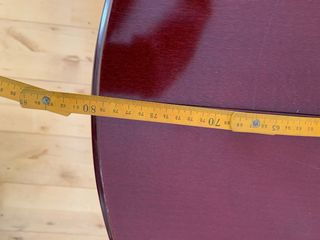 Mesa redonda extensible madera 110cm