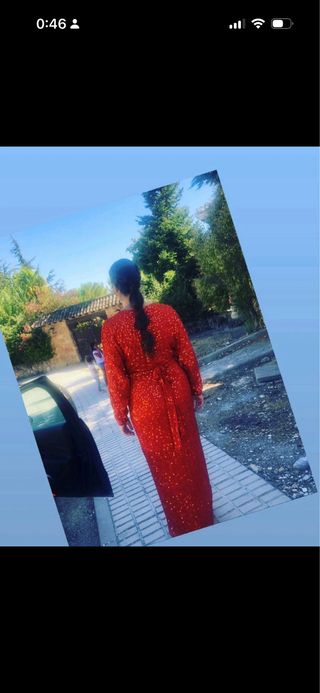 Vestido largo elegante caldera