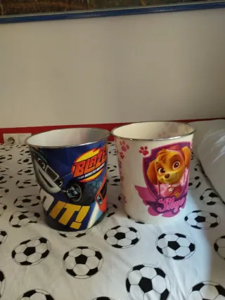 Papeleras infantiles Blaze y Skye