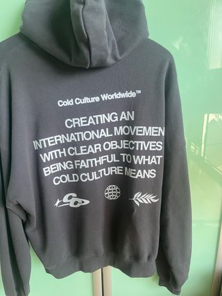 Sudadera Cold Colture Negra