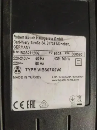 Aspiradora Bosch SensorBagless sin bolsa