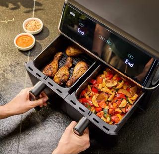 Freidora Aire 10L Braun TwinCook 5 TD5030I Negra