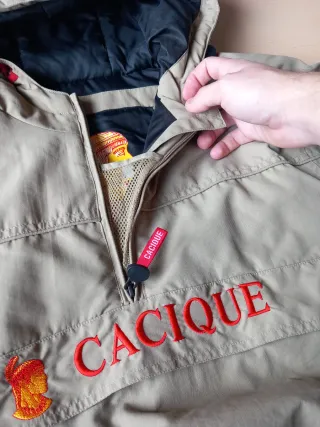 Chaqueta Puffer Vintage Cacique Cropped