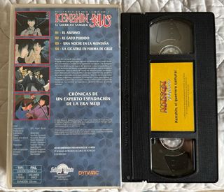 VHS Kenshin, el guerrero samurai Anime