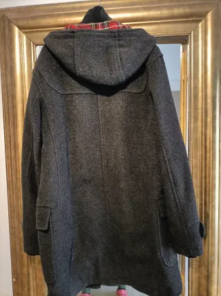 Abrigo Montgomery Zara Gris hombre