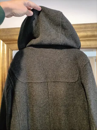 Abrigo Montgomery Zara Gris hombre