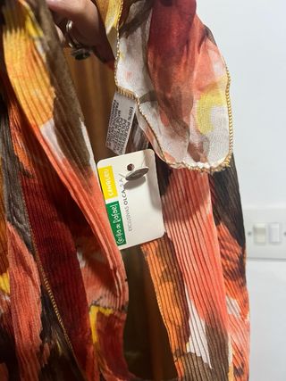 Pañuelo estampado flores