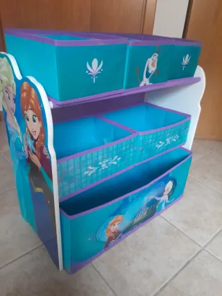 Portagiochi Frozen con 6 cesti