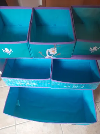 Portagiochi Frozen con 6 cesti