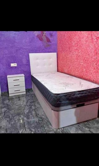 Canapé cama individual blanco