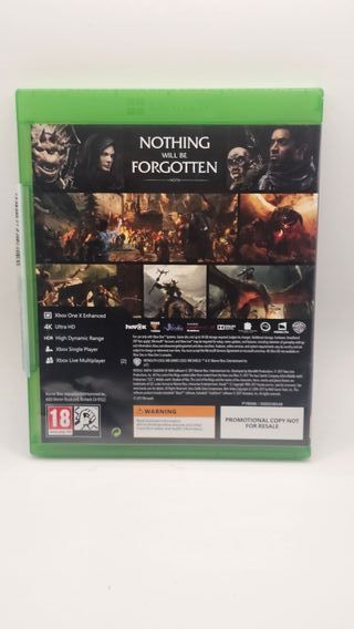 Middle Earth Shadow of War Xbox One