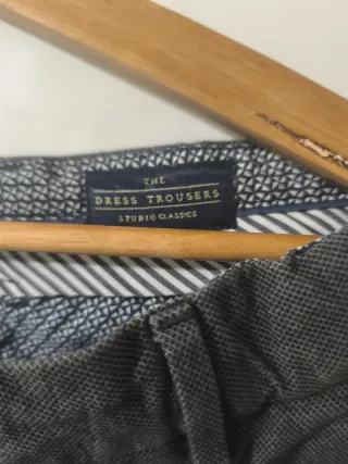 Pantalón gris de vestir