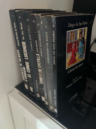 Cuatro. Libros de la colección “cátedra”