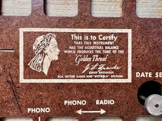 Radio RCA Victor Válvulas