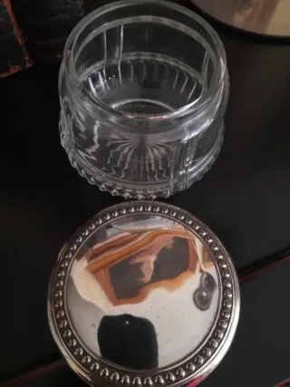 Joyero Plata Ley y Cristal Tallado