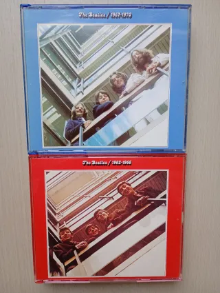 CD The Beatles "Rojo y Azul"