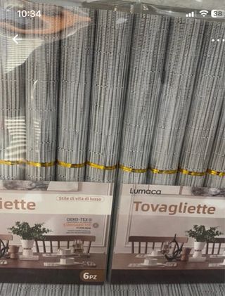 Tovagliette americane grigie 36