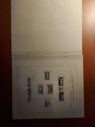 Hojas Álbum RDA 1978-1980 Sellos