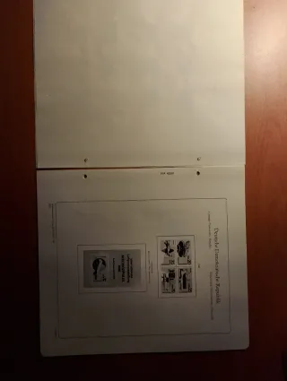 Hojas Álbum RDA 1978-1980 Sellos