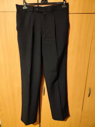 Lote Pantalones Vestir Azul Marino