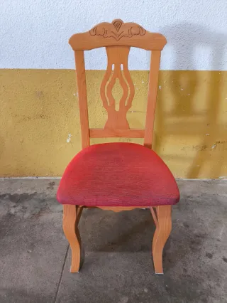 Juego de 2 sillas madera estilo clásico