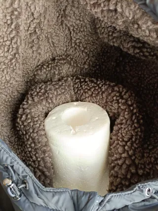 Giubbotto uomo nero con cappuccio