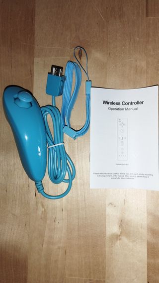Controller e Nunchuk Wii/Wii U Blu