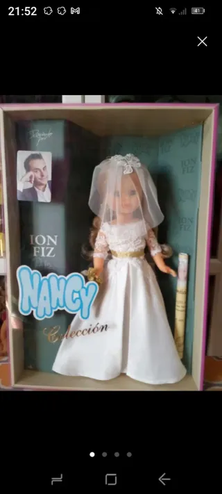 Nancy Ion Fiz Novia en su Caja