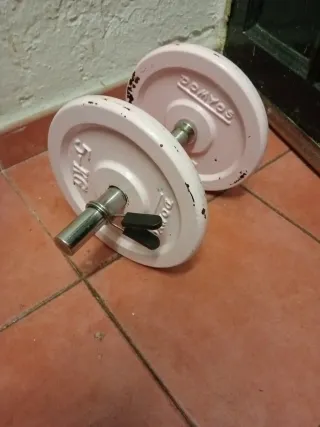 Pesas rosas 5 kg negociable