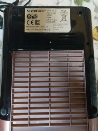 Lámpara Uñas SilverCrest Poco Uso