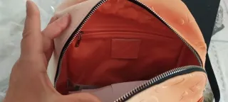 Mochila Desigual Naranja y Beis