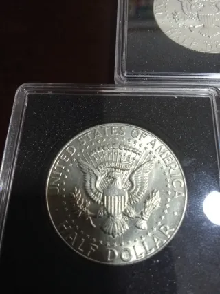 Lote 3 Monedas Plata 1964 Kennedy plata 900