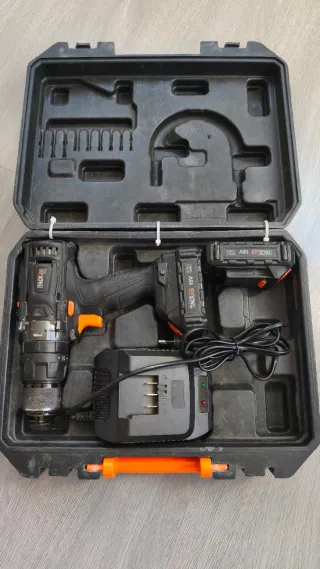 Taladro Percutor 18V 45Nm + 2 Baterías