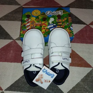 Sabates esportives bambes Crio's blanques Talla 26