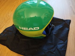 Casco Head Competición Verde Amarillo Talla M