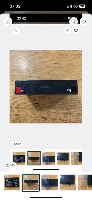 Bateria 6V 7Ah 20HR TIANWEI